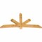 Ekena Millwork Alberta Rough Sawn Timber Gable Bracket, Western Red Cedar, 96"W x 48"H x 4"D x 6"F, 12/12 Pitch GBW096X48X0406ALB00RWR - alternate 4